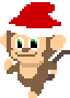 monkey_christmas_dash emote for Discord