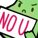 no_u_yam_sign_bean emote for Discord
