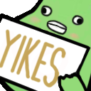 yikes_sign_bean emote for Discord