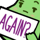 again_sign_bean emote for Discord