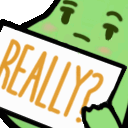 really_sign_bean emote for Discord