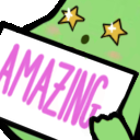 amazing_sign_bean emote for Discord