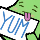yum_sign_bean emote for Discord