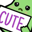 cute_sign_bean emote for Discord