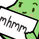 mhmm_sign_bean emote for Discord