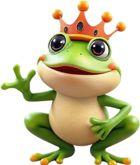 FrogKingHi emote for Discord