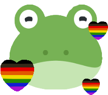 lgbtq_frog_love emote for Discord