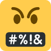 Cursing_Square emote for Discord