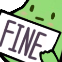 fine_sign_bean emote for Discord