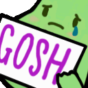 gosh_dang_it_sign_bean emote for Discord