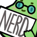 nerd_sign_bean emote for Discord