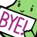 bye_bean emote for Discord