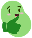 thumbs_up_bean emote for Discord
