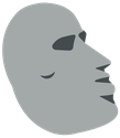 moyai_bean emote for Discord