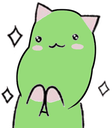kyuu_blessed_bean emote for Discord