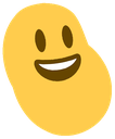 smiley_bean emote for Discord