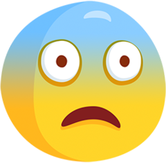 Facebook_scared emote for Discord