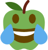 funny_greenapple emote for Discord