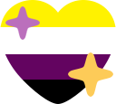 EnbyHeart emote for Discord
