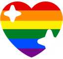 LGBTQHeart emote for Discord