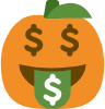 Moneypumpkin emote for Discord