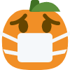 Coronapumpkin emote for Discord