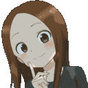 TakagiShhh emote for Discord