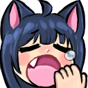 yawn_kitty emote for Discord
