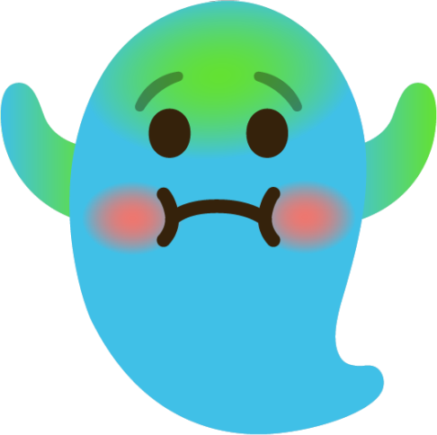 BlushGhost emote for Discord