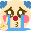 sadclownselfie emote for Discord