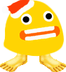 grimacing_blob_feet emote for Discord