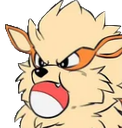 ArcanineAngry emote for Discord