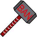 banhammer emote for Discord