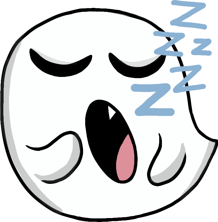 BooSleepy emote for Discord