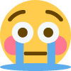 Flushed_Cry emote for Discord