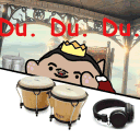 alex_dududu_bongo_cat emote for Discord