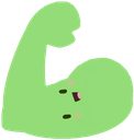 muscle_bean emote for Discord