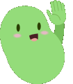 wave_bean emote for Discord