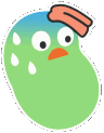 sweat_bean emote for Discord