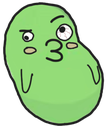 derp_bean emote for Discord