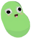 googly_bean emote for Discord
