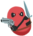 deadpool_bean emote for Discord