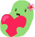 bean_heart_hug emote for Discord