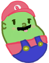 bean_mario emote for Discord