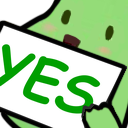 bean_yes emote for Discord