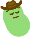 pensive_bean_cowboy emote for Discord