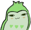 smug_bean emote for Discord
