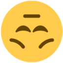 upside_down_pensive emote for Discord