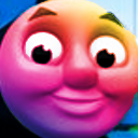 rainbow_thomas_engine emote for Discord