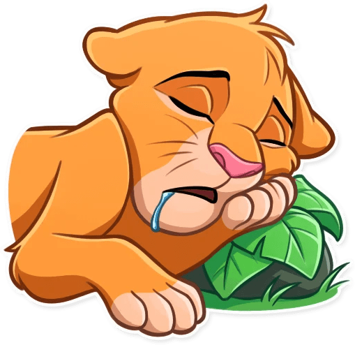 simba_sleep emote for Discord